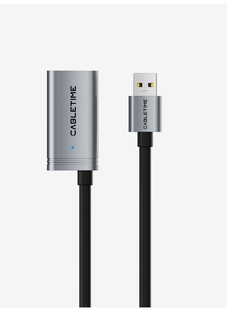 كابل تايم كابل تمديد USB 2.0 نشط، ذكر إلى أنثى - Image 1